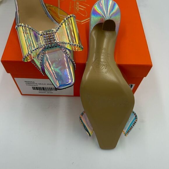 Women’s Nalebe diamanté iridescent mule, size 37.5 made in Italy - Picture 5 of 10
